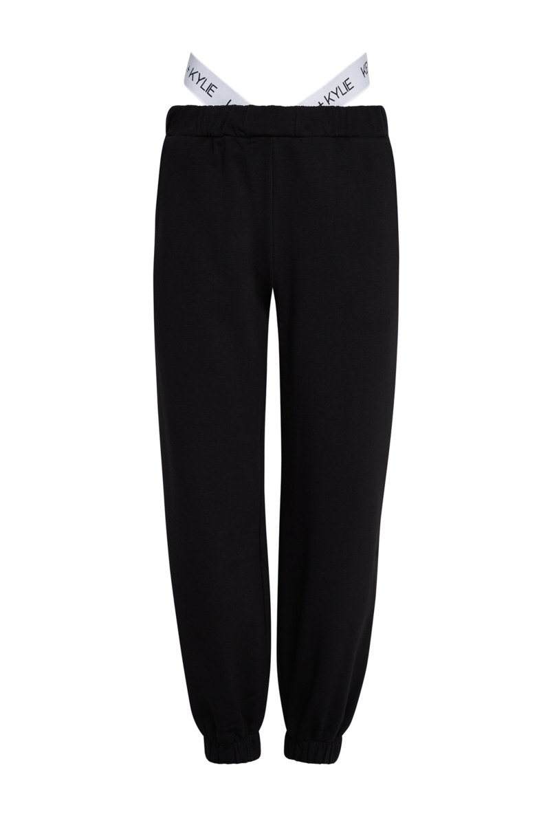 'KENDALL + KYLIE' ΒΑΜΒΑΚΕΡΟ ΠΑΝΤΕΛΟΝΙ ΜΕ ΛΑΣΤΙΧΟ ΣΤΟΝ ΑΣΤΡΑΓΑΛΟ-KKW401718-001