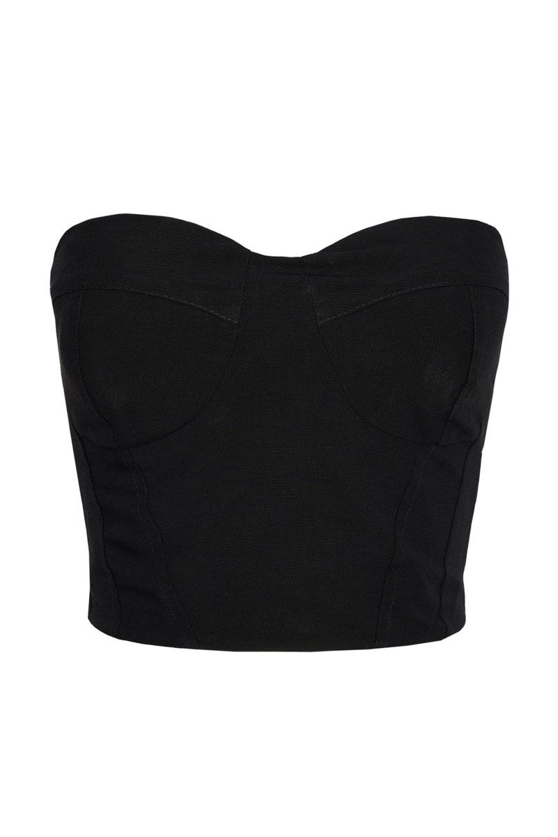 'KENDALL + KYLIE' ΣΤΡΑΠΛΕΣ ΚΟΝΤΟ ΤΟΠ ΣΕ ΣΤΥΛ ΚΟΡΣΕ-KKW404002-001