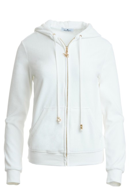 BASIC VELOUR HOODED JACKET-19833000BG-102