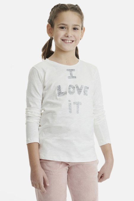 GIRLS LONGSLEEVED PRINTED TOP-20632152-102
