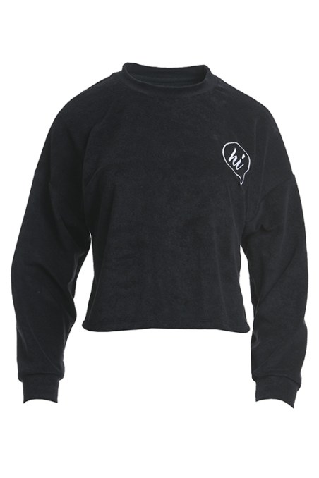 MONOCHROME TERRY BLOUSE FOR GIRLS-21612073-110