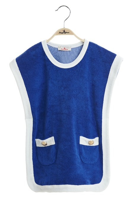GIRLS TERRY PONCHO-21612075-426
