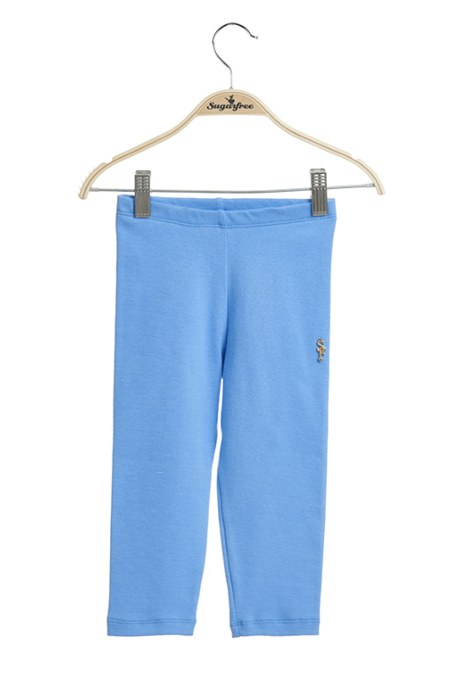 GIRLS MONOCHROME COTTON LEGGINGS-21665023-432