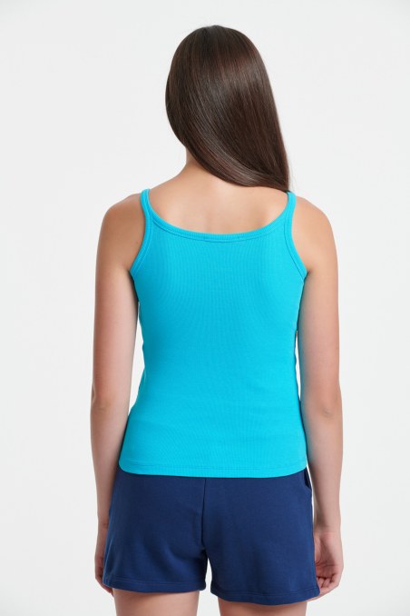 SLEEVELESS ONE COLOR RIBBED TOP-22812248-436