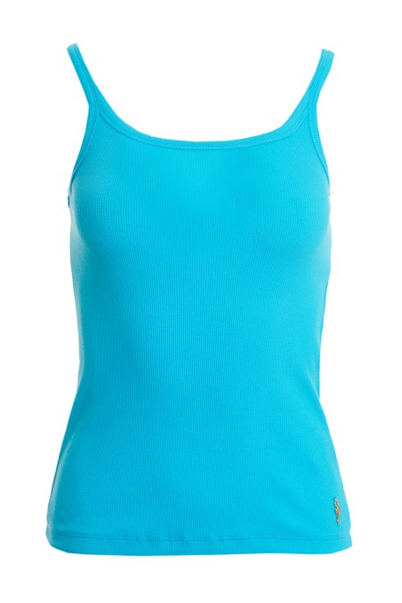 SLEEVELESS ONE COLOR RIBBED TOP-22812248-436