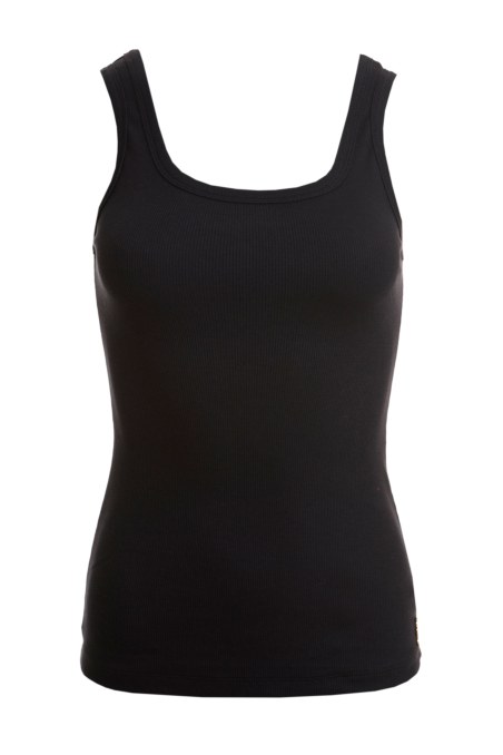 SLEEVELESS ONE COLOR RIBBED TOP-22832220-110