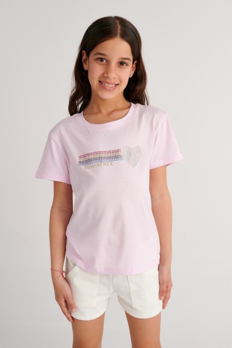 GIRLS MONOCHROME TERRY SHORTS-23610008-102