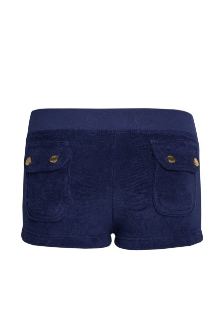 GIRLS MONOCHROME TERRY SHORTS-23610008-425