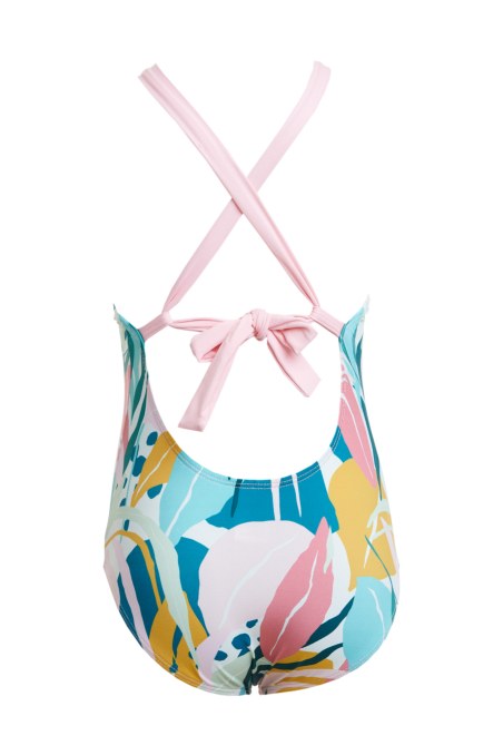 COLORFUL PRINTED GIRLS ONEPIECE SWIMSUIT-23615140-102