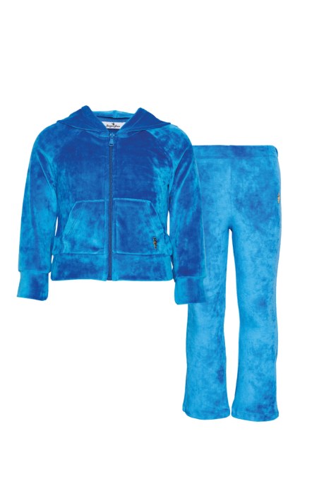 SUPER SOFT VELOUR MONOCHROME TRACKSUIT SET FOR GIRLS-23638060-436