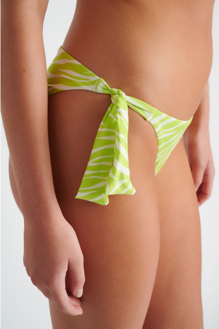 ZEBRA PRINTED SWIMWEAR BIKINI SLIP-23802016-500