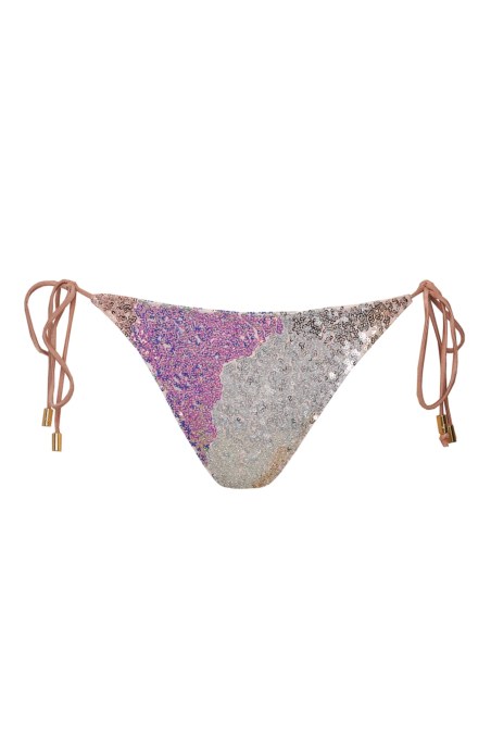 EXCLUSIVE TIE-SIDE SWIMWEAR BIKINI SLIP WITH SEQUINS-23802079-203