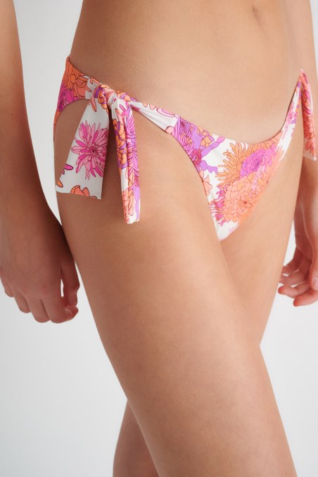 FLORAL PRINT SWIMWEAR BIKINI SLIP-23802121-821