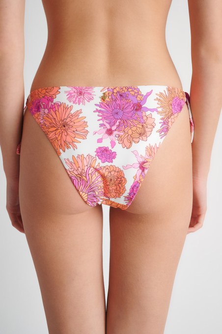 FLORAL PRINT SWIMWEAR BIKINI SLIP-23802121-821