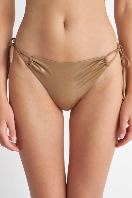 EXCLUSIVE METALIZED SWIMWEAR BIKINI SLIP-23802282-333
