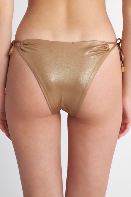 EXCLUSIVE METALIZED SWIMWEAR BIKINI SLIP-23802282-333