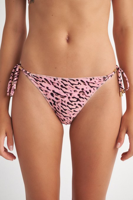 LEOPARD PRINTED SWIMWEAR BIKINI SLIP-23802293-712