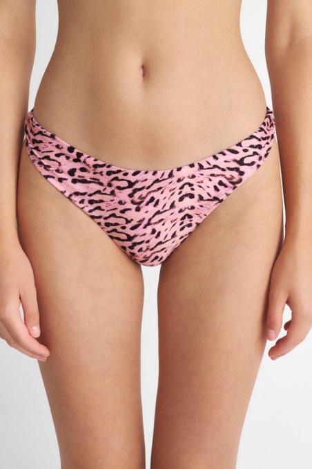 LEOPARD PRINTED SWIMWEAR BRAZILIAN BIKINI SLIP-23802294-712