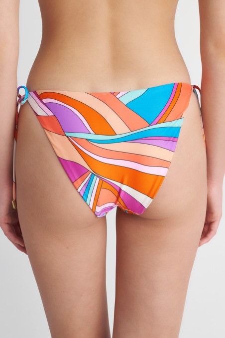 MULTICOLOR PRINTED SWIMWEAR BIKINI SLIP-23802305-999