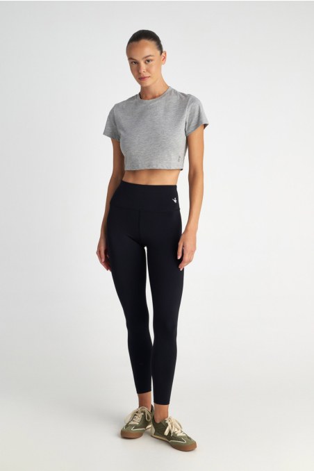 SHORT SLEEVE COTTON CROPPED T-SHIRT-23812111-211