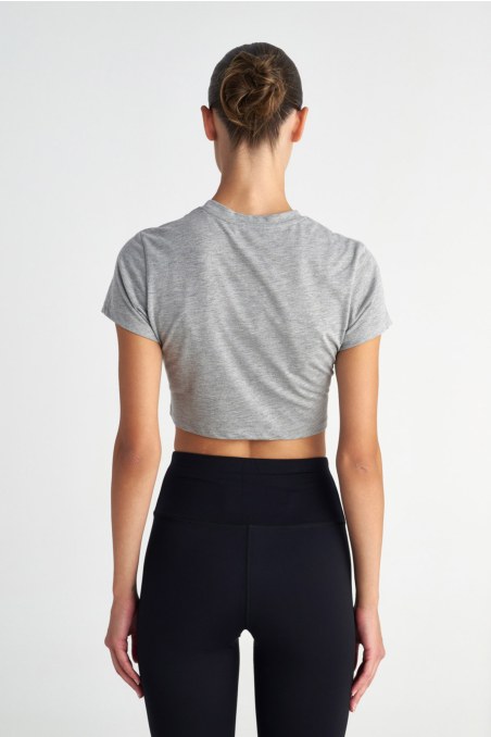 SHORT SLEEVE COTTON CROPPED T-SHIRT-23812111-211