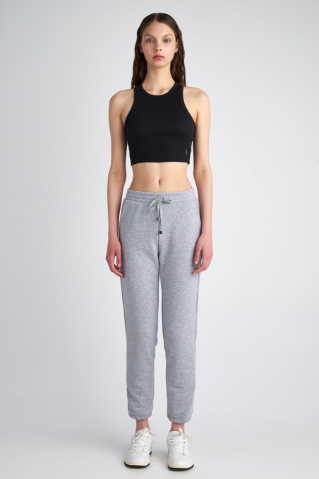CROPPED RIB HALTER COTTON TOP-23812140-110