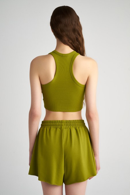 CROPPED RIB HALTER COTTON TOP-23812140-520