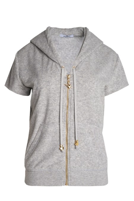 SHORT SLEEVED HOODIE TERRY JACKET-23813004-210