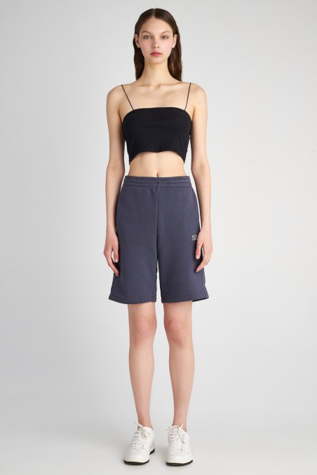 CROPPED RIB STRAPLESS COTTON TOP-23818144-110