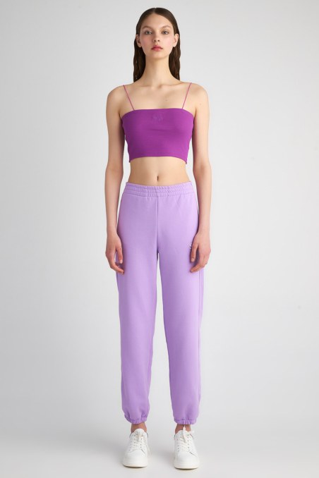 CROPPED RIB STRAPLESS COTTON TOP-23818144-824