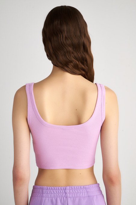 RIBBED COTTON TOP WITH LOGO DESIGN-23818146-800