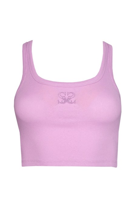 RIBBED COTTON TOP WITH LOGO DESIGN-23818146-800