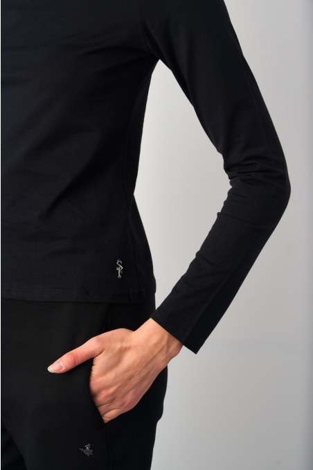 LONG SLEEVED BASIC COTTON TOP-23832032-110