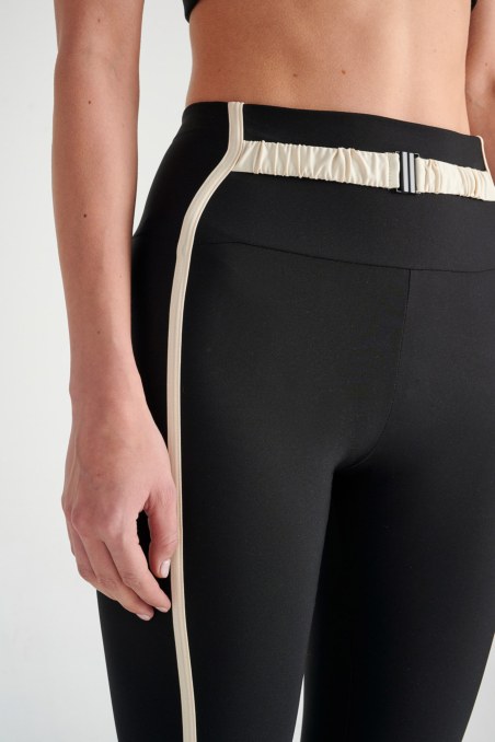 HIGH WAIST STRIPED SPORTS LEGGINGS-23845024-110