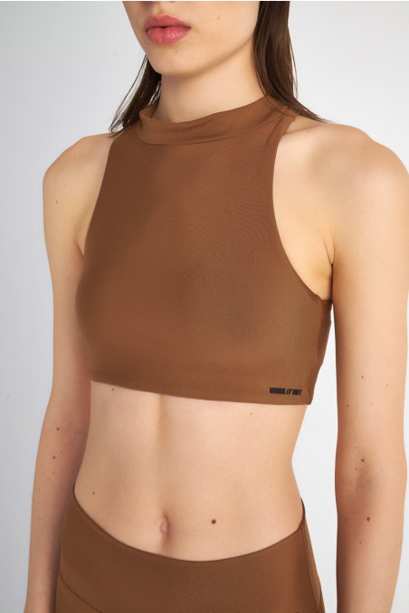 SLEEVELESS CROP TOP / SPORTS BRA-23848017-321