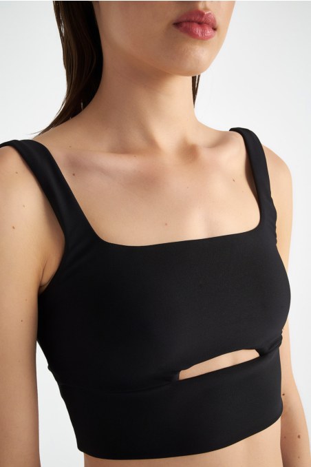 CUT-OUT CROP TOP / SPORTS BRA-23848025-110