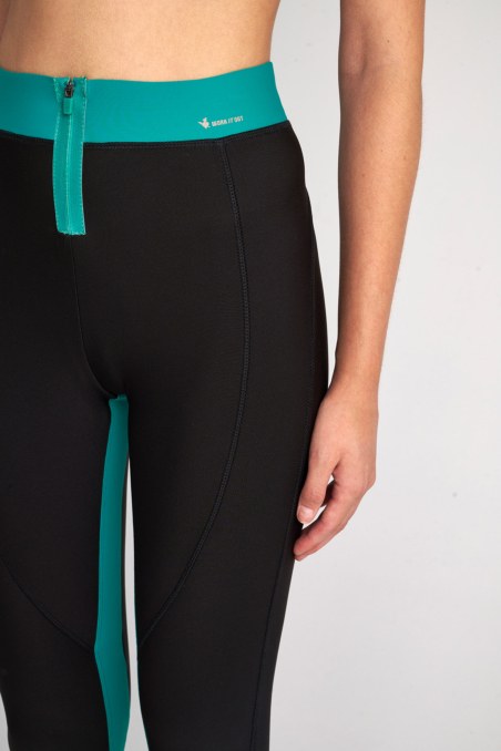 TWO-TONE STYLED SPORTS LEGGINGS-23865033-110
