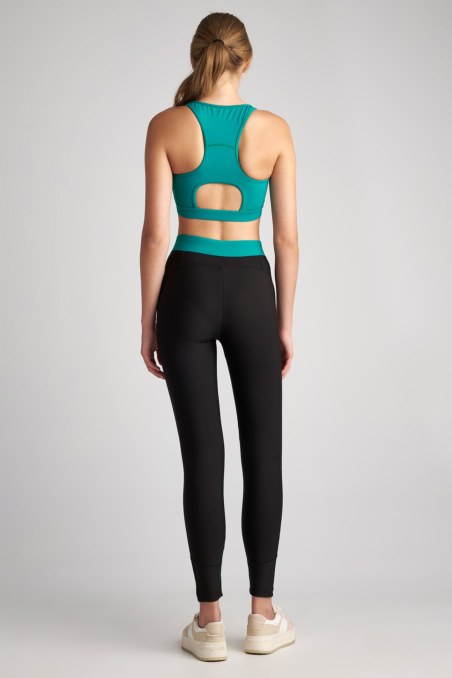 TWO-TONE STYLED SPORTS LEGGINGS-23865033-110