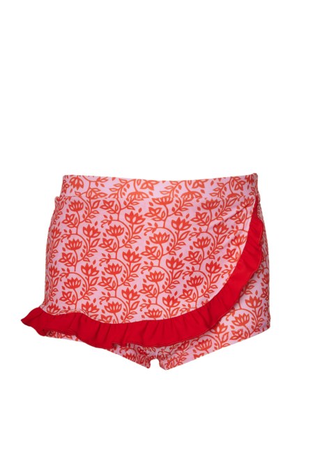 PRINTED SKORT BIKINI BOTTOM FOR GIRLS-24610120-715