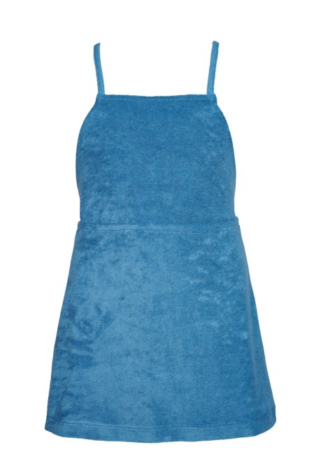 TERRY DRESS WITH STRAPPY CROSSED BACK FOR GIRLS-24614088-423