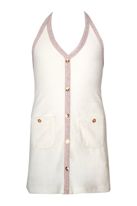 TERRY DRESS WITH CROCHET DETAILS FOR GIRLS-24614092-102
