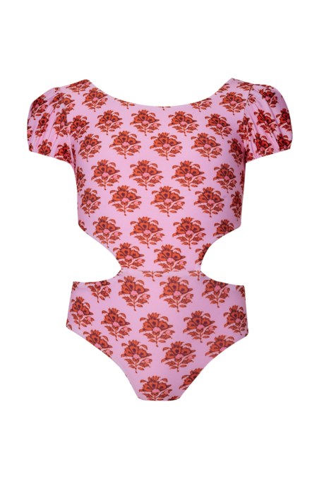 ONEPIECE SWIMSUIT WITH SIDE CUT-OUTS FOR GIRLS-24615081-715
