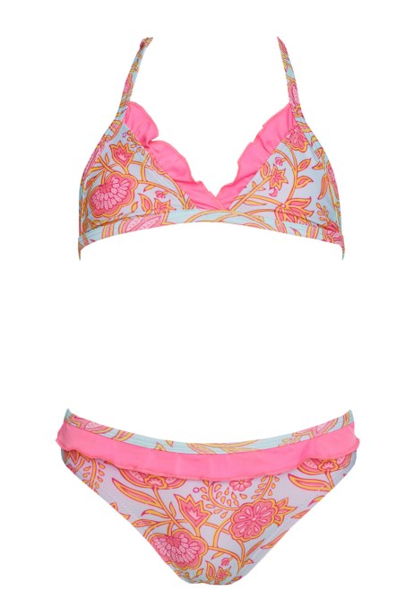 COLORFUL PRINTED BIKINI SET FOR GIRLS-24616130-309