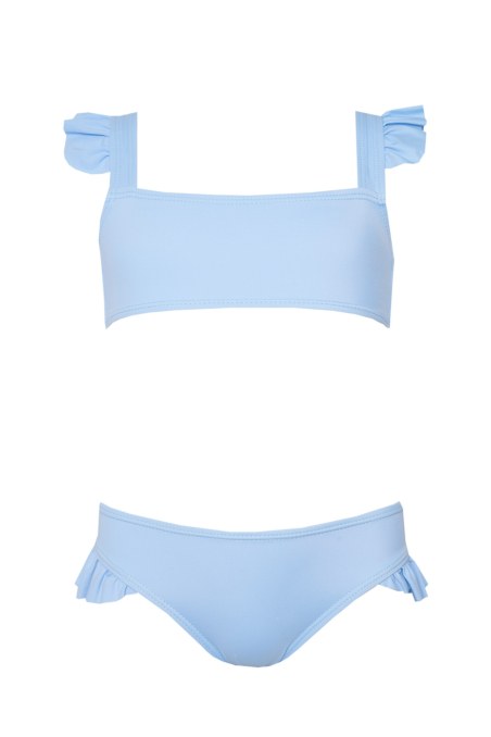 MONOCHROME RUFFLED BIKINI SET FOR GIRLS-24616140-800