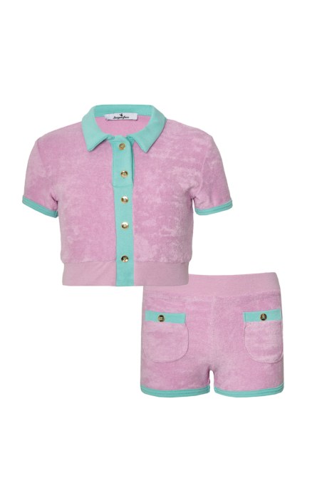 TWO-TONE TERRY SET FOR GIRS-24618108-703