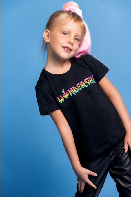 PRINTED COTTON T-SHIRT FOR GIRLS-24632090-110