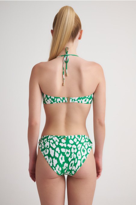 PRINTED STRAPLESS PUSH-UP SWIMWEAR BIKINI TOP-24801210-511
