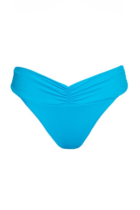 FASHION SOLIDS BIKINI SLIP WITH FRONT TWIST DETAIL-24802027-411