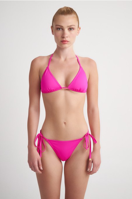 FASHION SOLIDS TIE-SIDE SWIMWEAR BIKINI BOTTOM-24802028-715