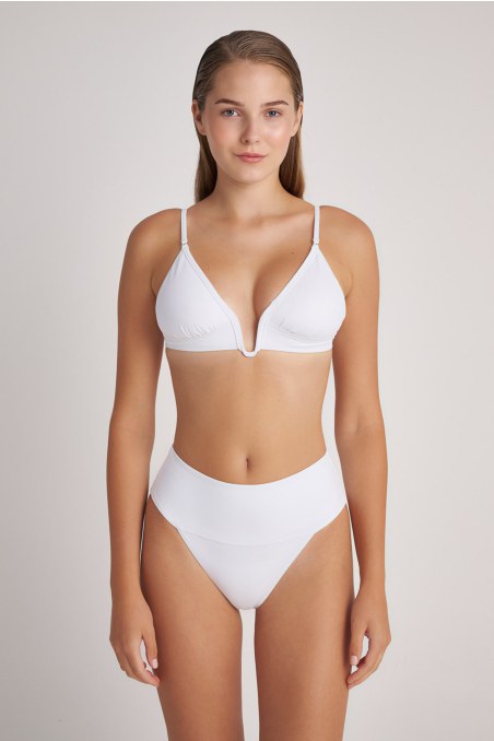 FASHION SOLIDS HIGH WAISTED BIKINI SLIP-24802091-102